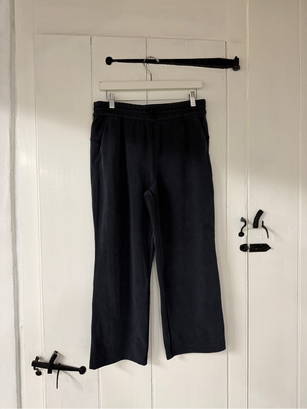 lululemon Black Softstream Wide-Leg Pants with drawstring
